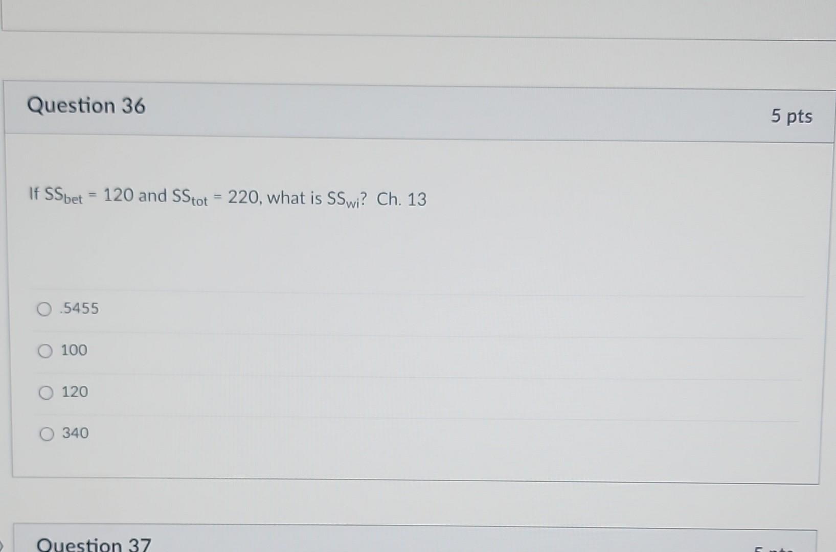 Solved If SSbet 120 And SStot 220 What Is SSwi Ch 13 Chegg solved-if-ssbet-120-and-sstot-220-what-is-sswi-ch-13-chegg