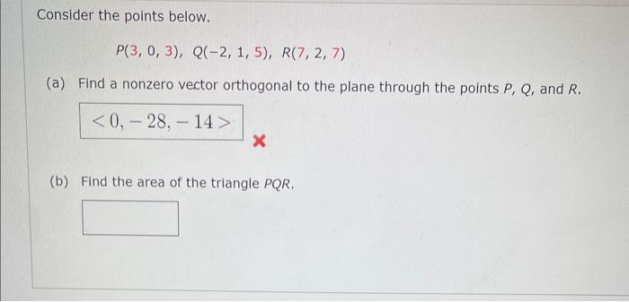 Solved Consider The Points Below. | Chegg.com