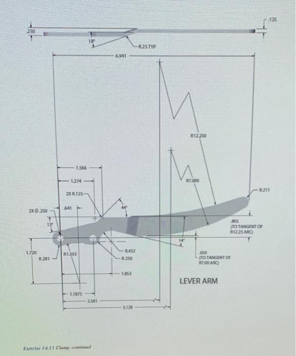Can anyone post a step by step for drawing this lever | Chegg.com