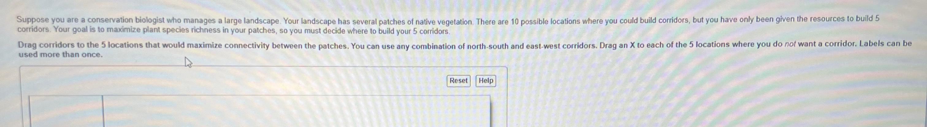 Solved Drag corridors to the 5 ﻿locations that would | Chegg.com