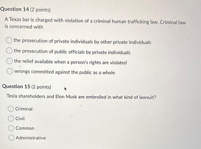 The federal government and the state governments