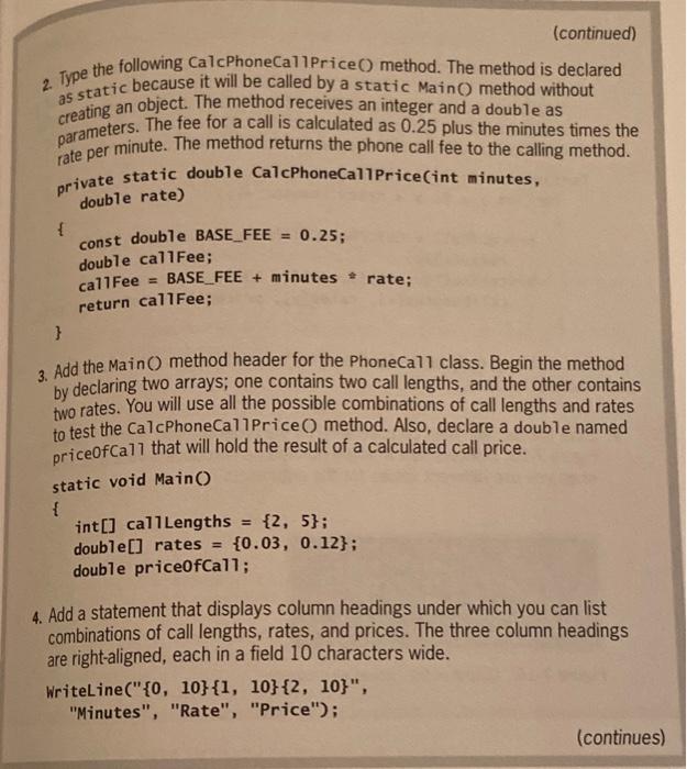 Solved You Do It Writing a Method That Receives Parameters | Chegg.com