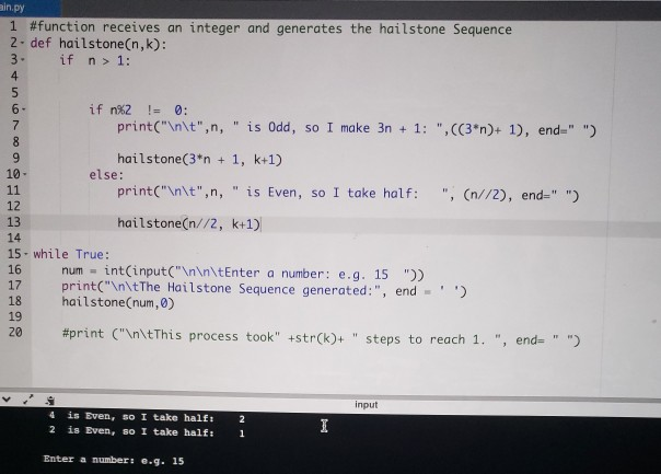 Solved As you can see from this example, the numbers go up | Chegg.com