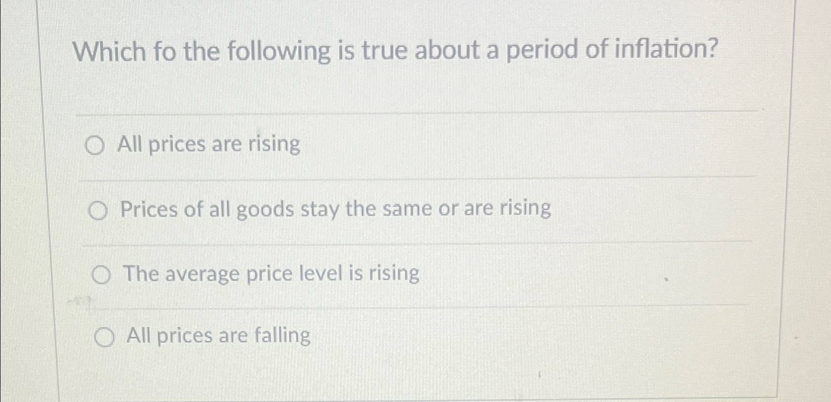 Solved Which fo the following is true about a period of | Chegg.com