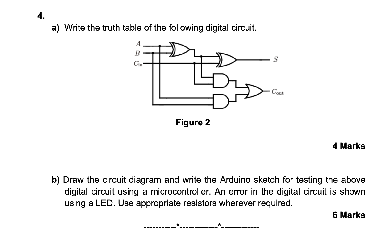 Solved a) ﻿Write the truth table of the following digital | Chegg.com