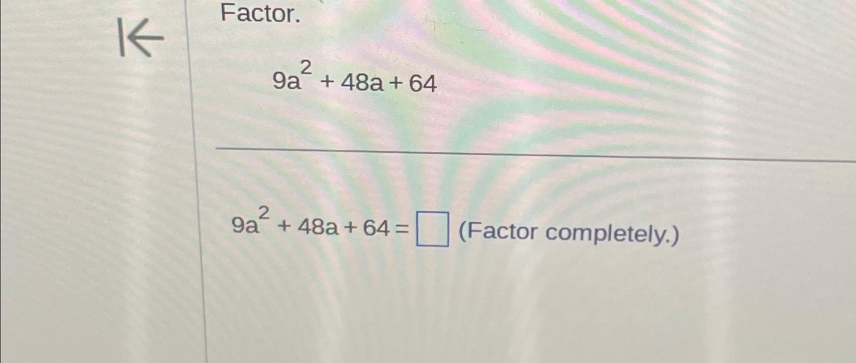 is 9 a factor of 36 and 48