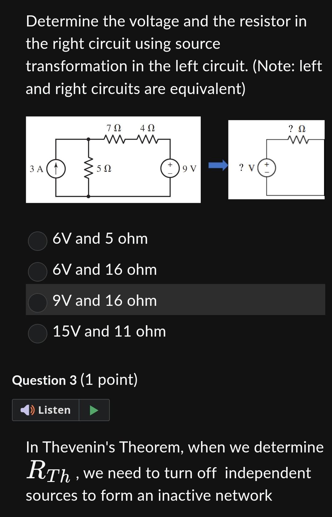 Solved Determine The Voltage And The Resistor In The Right | Chegg.com