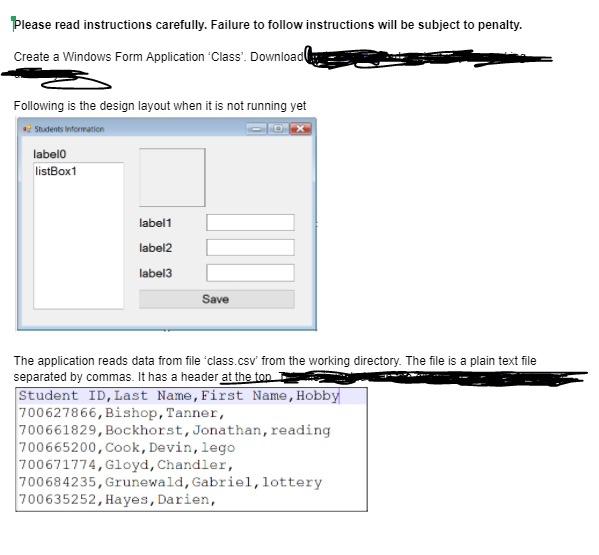 Solved I need this windows form application created using | Chegg.com