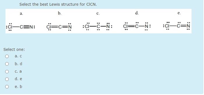 Solved The Formal Charges On Cl And 0 In The Structure Of Chegg Com