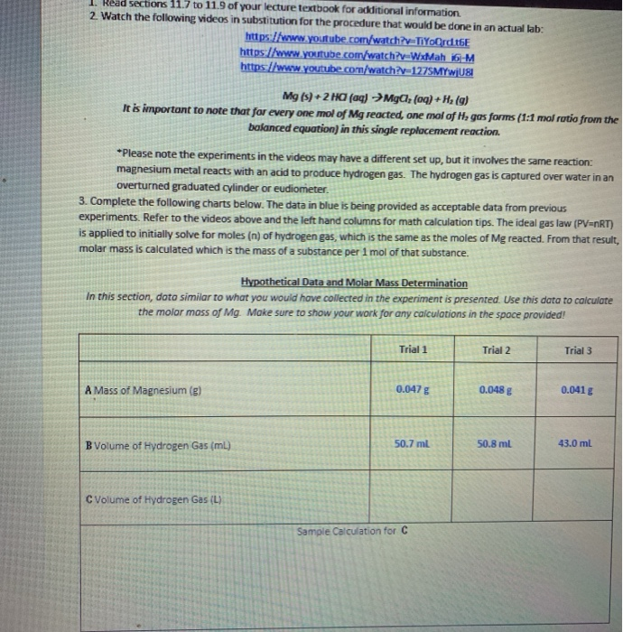 Solved 1 kead sections 11 7 to 11 9 of your lecture chegg