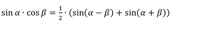 Solved u(t)=∣sin(t)∣sinα⋅cosβ=21⋅(sin(α−β)+sin(α+β)) | Chegg.com