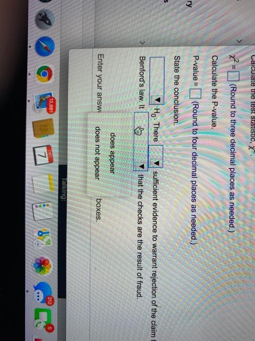 Solved An investigator analyzed the loading digits from 763 | Chegg.com