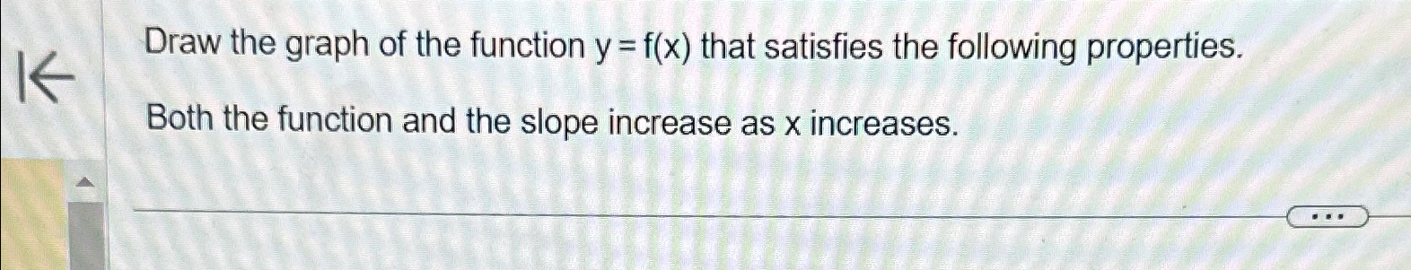 Solved Draw the graph of the function y=f(x) ﻿that satisfies | Chegg.com