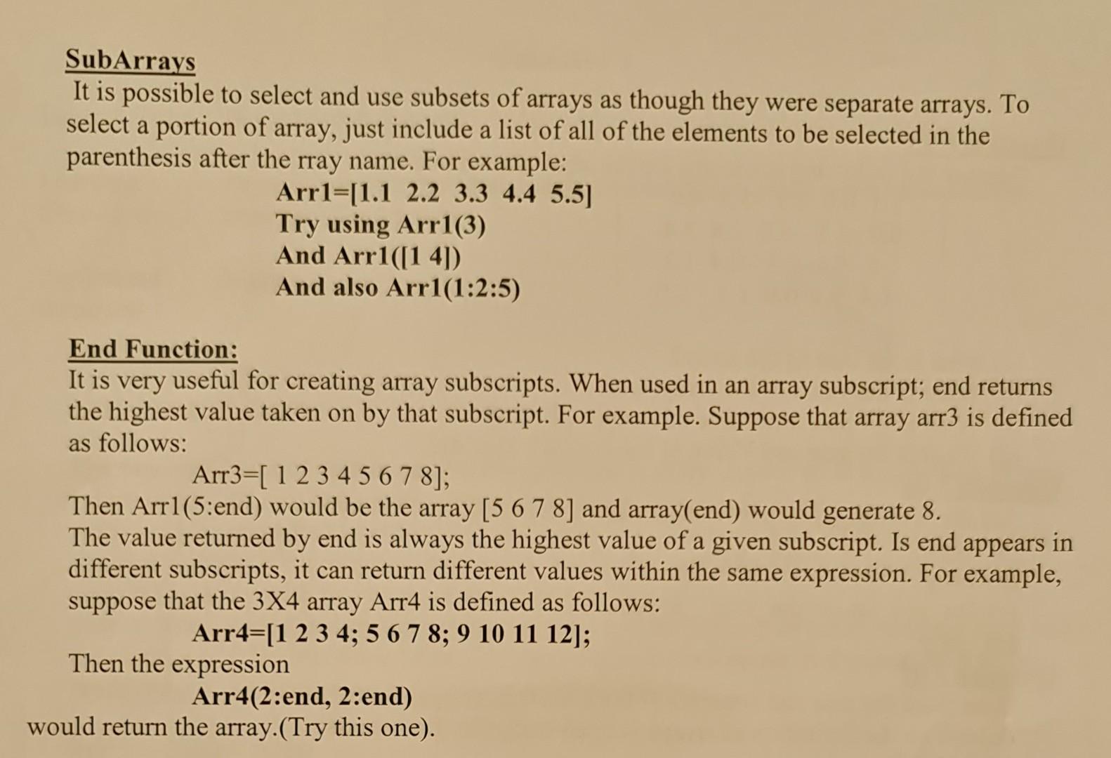 Solved Question # 04: (a) Generate a 6X6 Matrix. (b) | Chegg.com