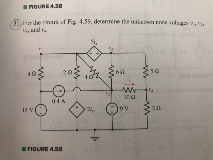 Solved FIGURE 4.58 31. For the circuit of Fig. 4.59, | Chegg.com