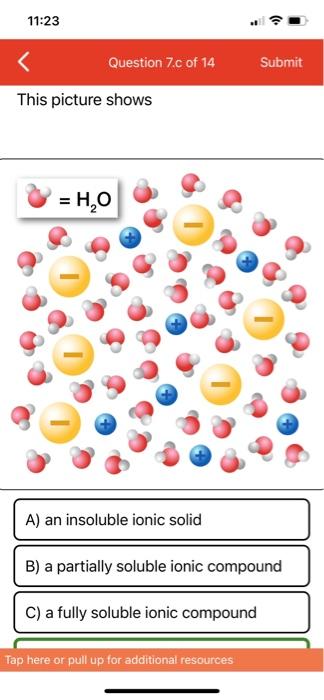 Solved This picture showsThis picture shows =H2O A) an | Chegg.com