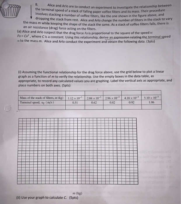 Solved 8. Alice and Arlo are to conduct an experiment to Chegg