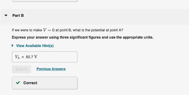Solved Consider two points, A and B, which are located in a | Chegg.com