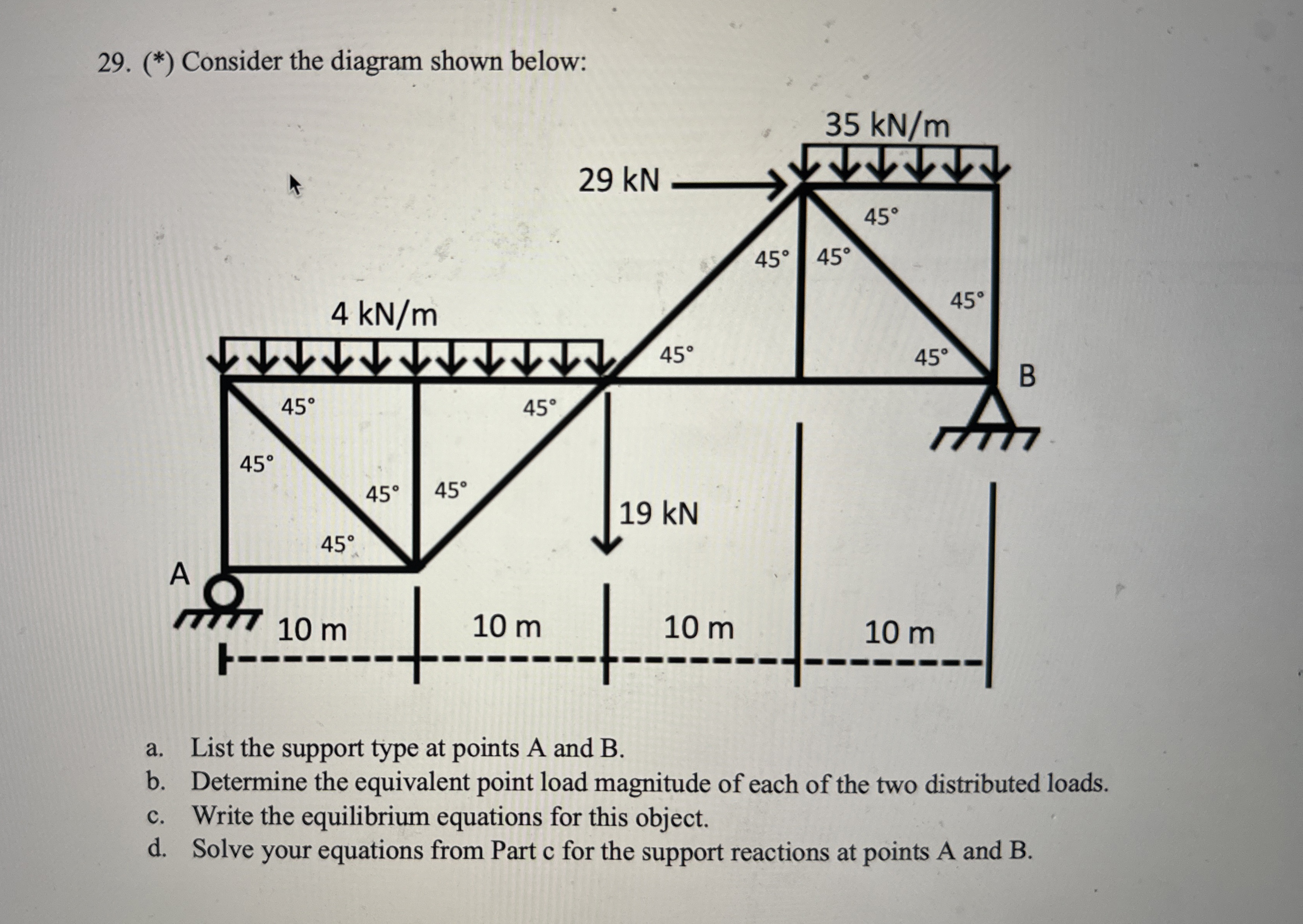 Solved (*) ﻿Consider the diagram shown below:a. ﻿List the | Chegg.com