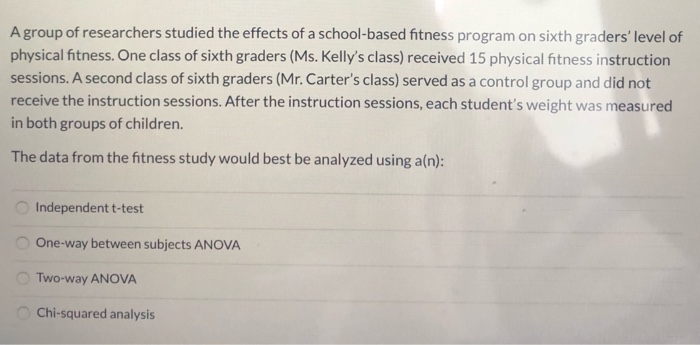 Solved Olivia is conducting a longitudinal study on | Chegg.com