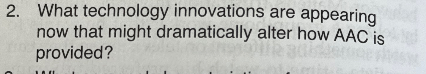Solved What technology innovations are appearing now that | Chegg.com