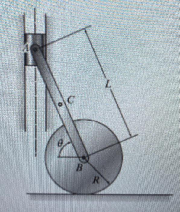 Solved The system consists of a wheel of radius R = 1.4 | Chegg.com