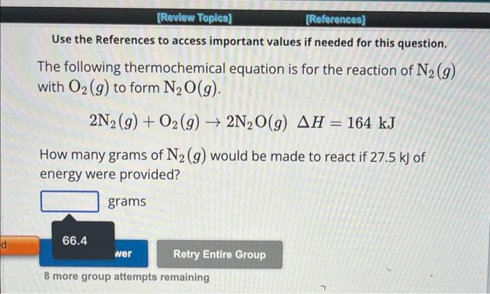 Solved The following thermochemical equation is for the | Chegg.com