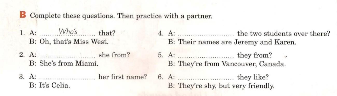 Solved B Complete These Questions. Then Practice With A | Chegg.com