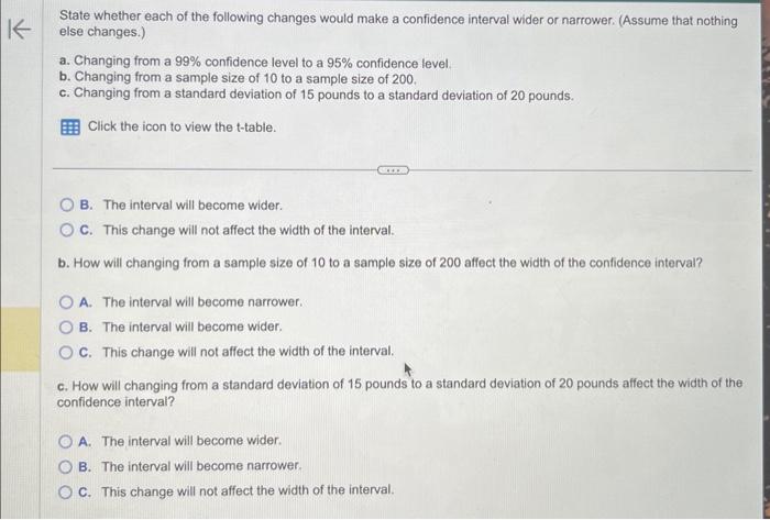 Solved State whether each of the following changes would | Chegg.com