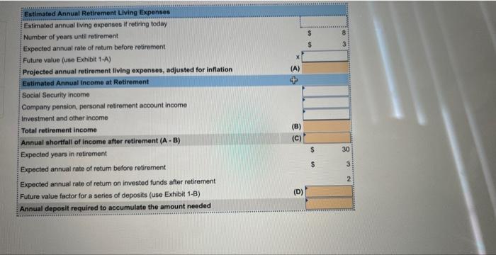 [Solved]: Continuing Case 65. Retirement Income Forecast Ja