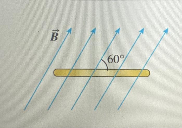 Solved A Flat, Circular, Steel Loop Of Radius 75 Cm Is At | Chegg.com