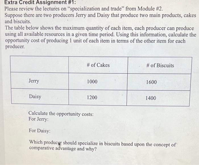 Solved Extra Credit Assignment #1: Please review the | Chegg.com