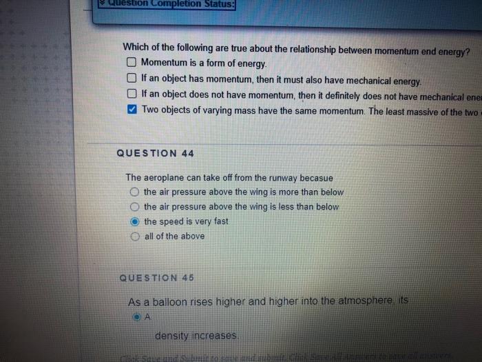Solved QUESTION 20 Barometers use mercury instead of water
