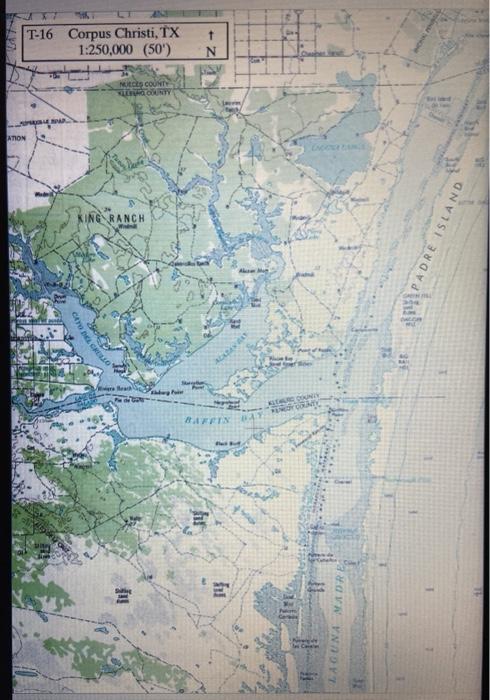 T-16Corpus Christi, TX1:250.000 (50)tNNESCOUNTTORTYMERATIONKING RANCHPADRE ISLANDCARLOSOUNDAFFINLAGUNA MADRE