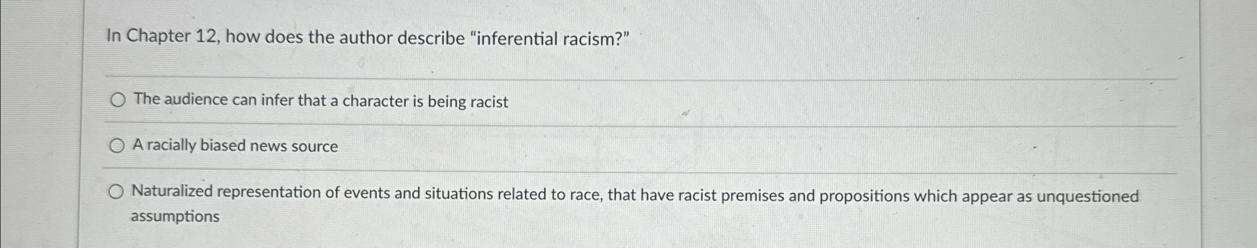 Solved In Chapter 12, ﻿how does the author describe | Chegg.com