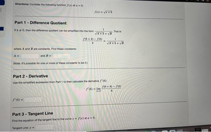 Solved Directions: Consider the following function f(x) at | Chegg.com