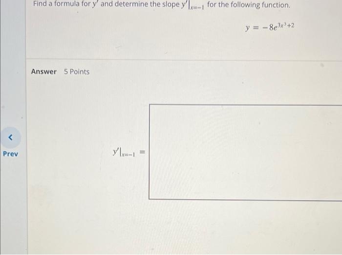 solved-find-a-formula-for-y-and-determine-the-slope-y-1-chegg