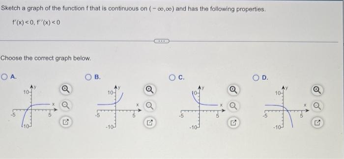 Solved Sketch a graph of the function f that is continuous | Chegg.com