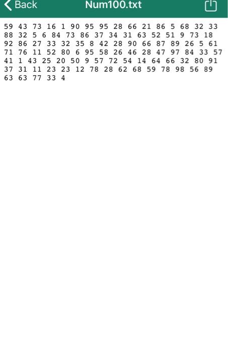 Solved You are given 100 rangers (1-100) in a file called | Chegg.com