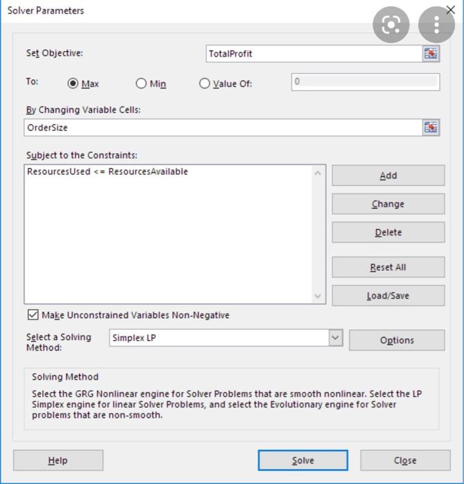 Solved create a spreadsheet model for this problem and solve | Chegg.com