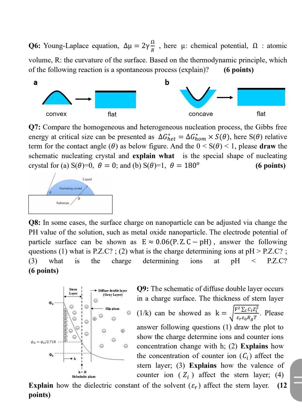 Solved Q1: Write the general expression of surface | Chegg.com