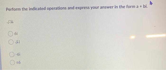 Solved Perform the indicated operations and express your | Chegg.com