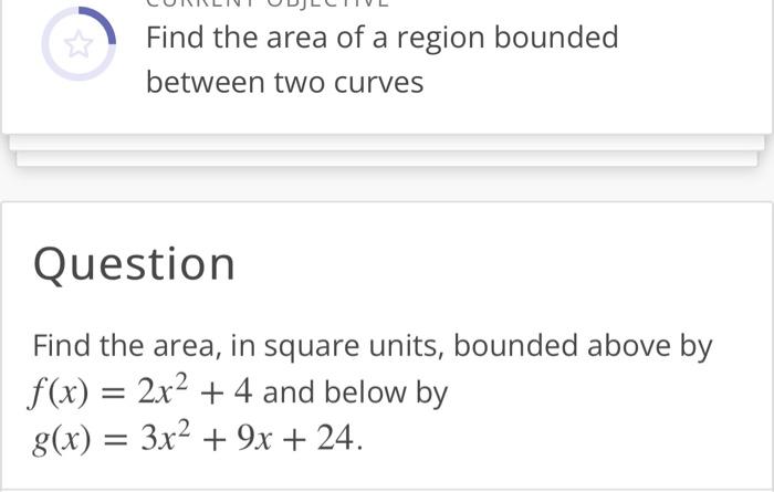 how to find the area of a region bounded by two curves