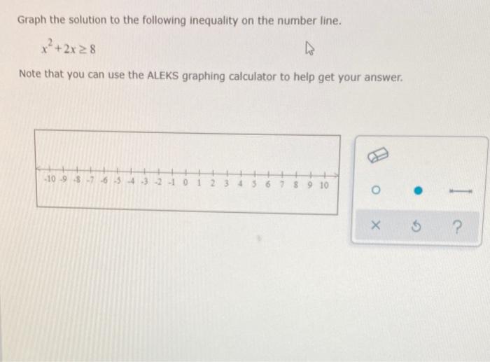 Graph the solution on deals a number line calculator