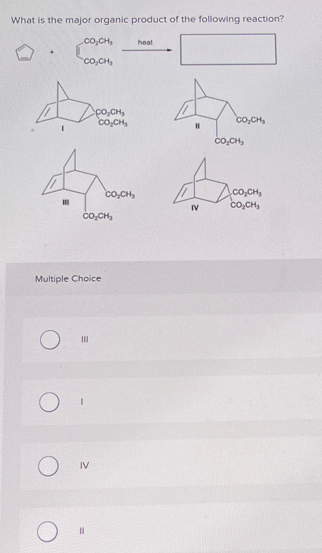 Solved What is the major organic product of the following | Chegg.com
