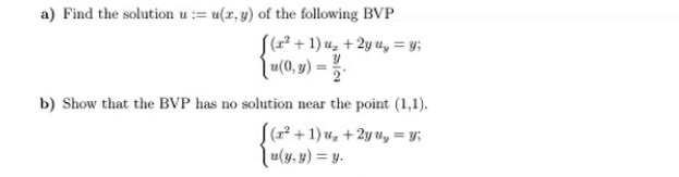 Solved A) Find The Solution U = U(x,y) Of The Following BVP | Chegg.com