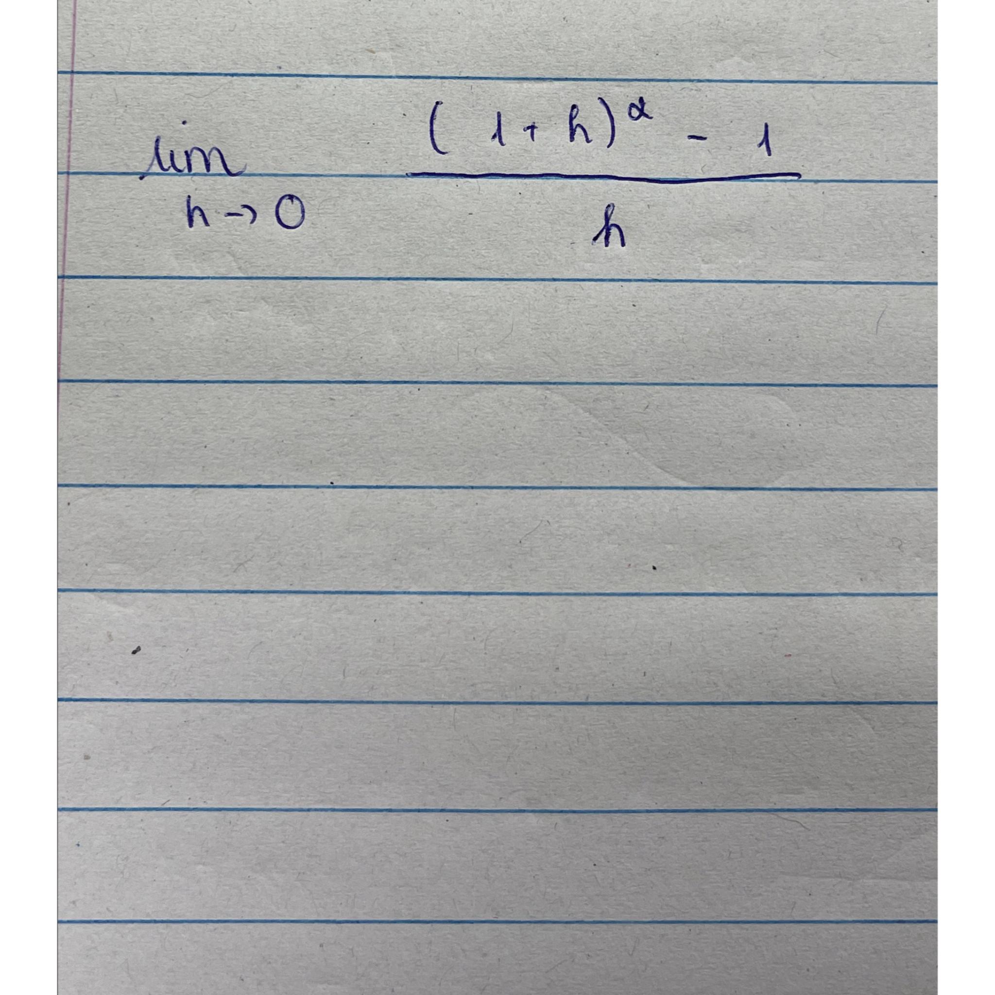 Solved limh→0(1+h)2-1h | Chegg.com