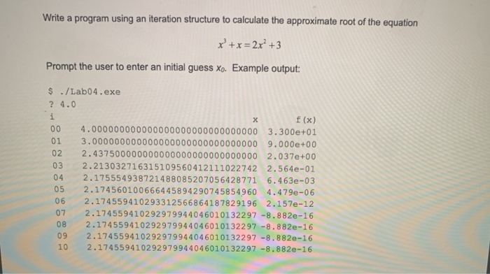 Structure Program Iteration Solved Write a program using an iteration structure to | Chegg.com