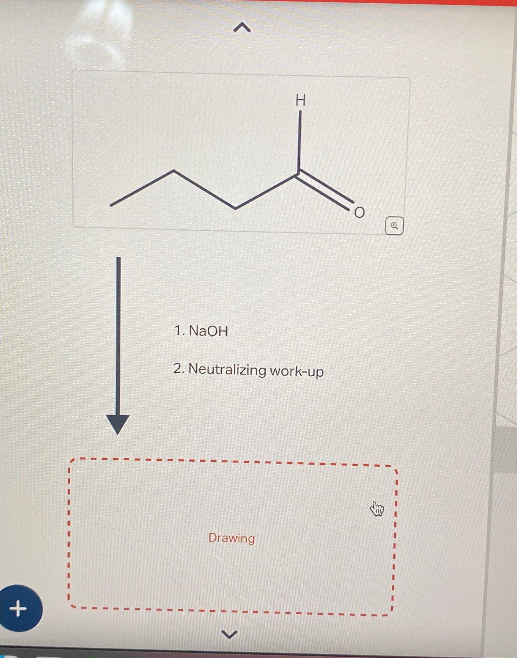 Solved ???NaOHNeutralizing work-up(III)Drawing | Chegg.com