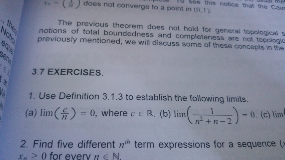 Solved please just do 1a it's Real Analysis book: A First | Chegg.com